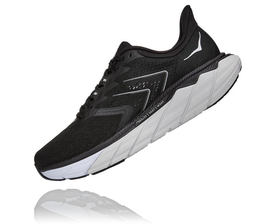 Hoka One One Tenisky Panske Čierne/Biele - Arahi 5 - 98153-NOKM